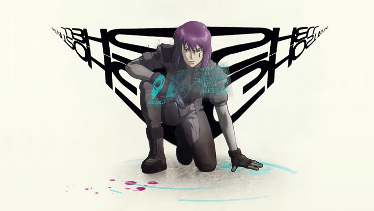 Призрак в доспехах аниме Мотоко Кусанаги