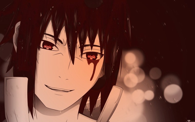 Саске Учиха плачет