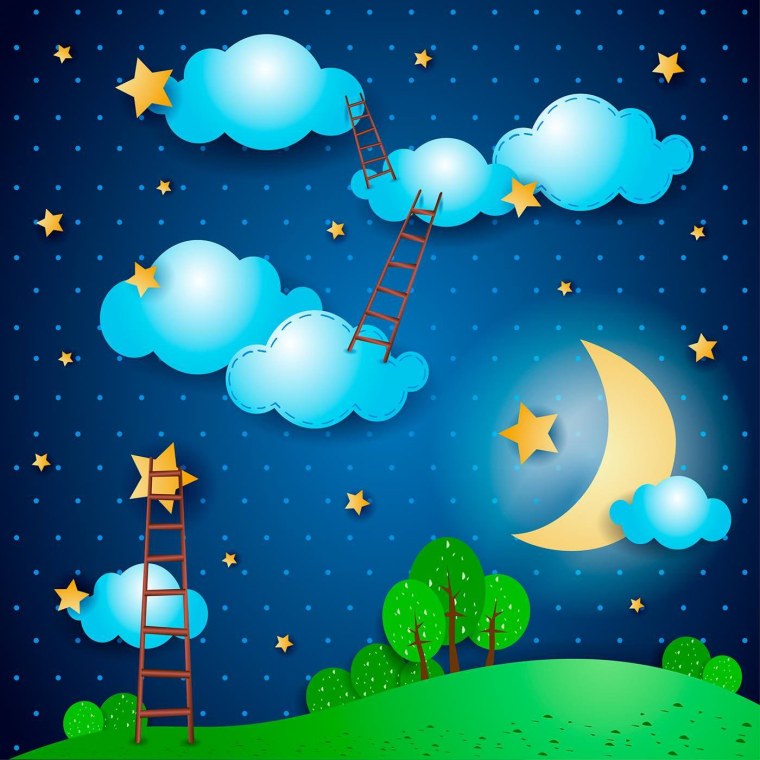 Звездное небо мультяшное