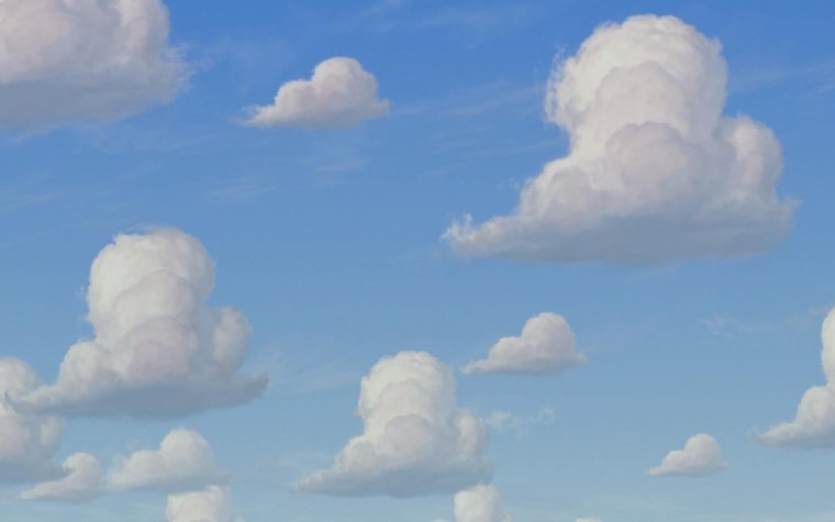 Небо мультяшное