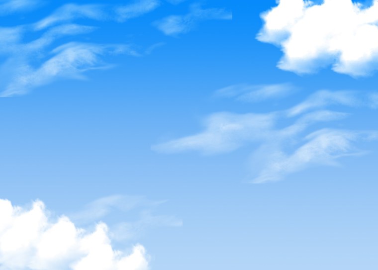 Голубое небо для детей