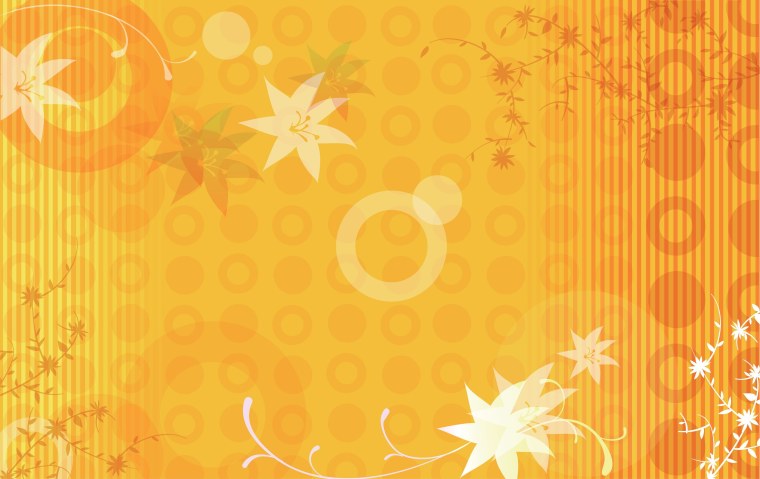 Желтый фон с сердечками