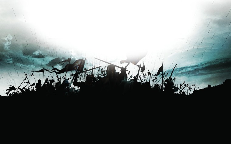 Поле боя после сражения