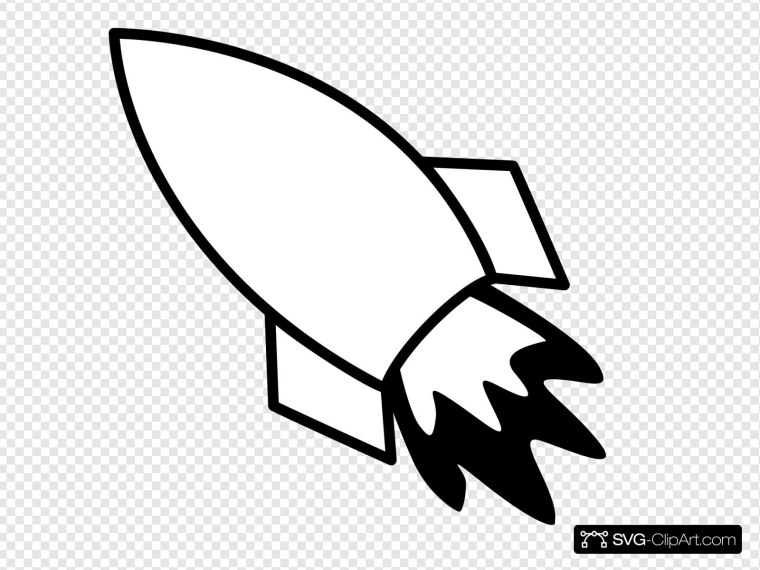 Ракета трафарет