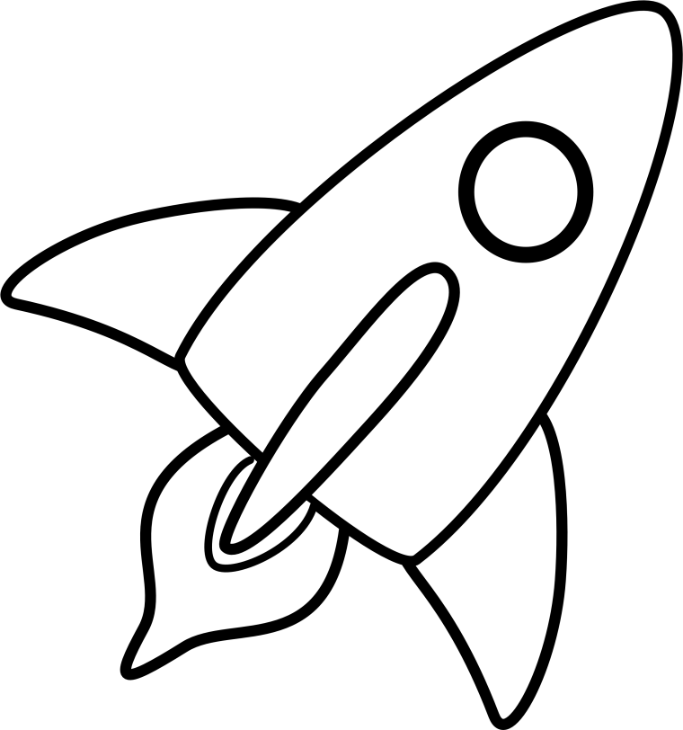 Ракета для рисования для детей