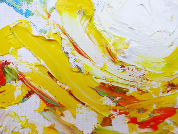 Обои мазки краски