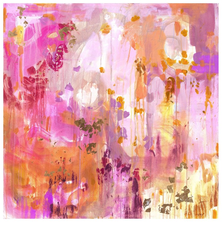 Абстрактная живопись в пастельных тонах