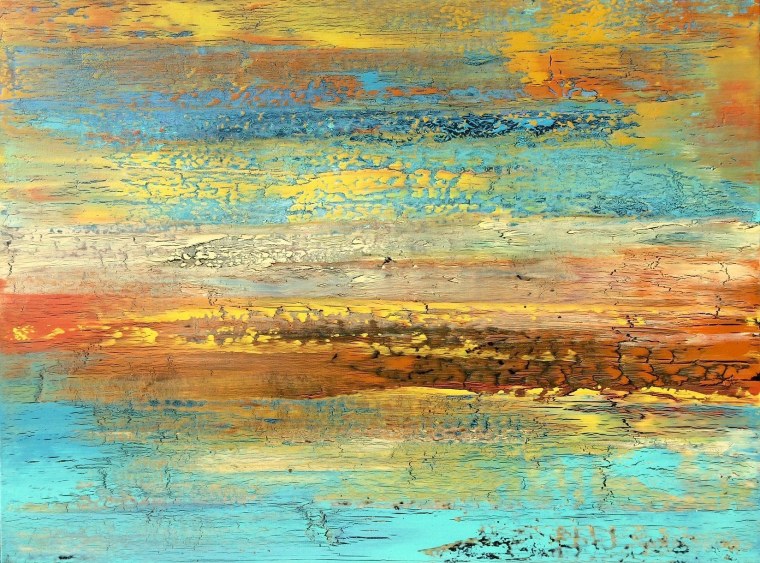 Абстракция масляными красками