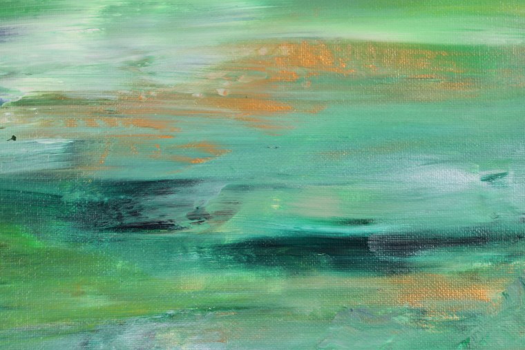 Зеленая Абстрактная живопись