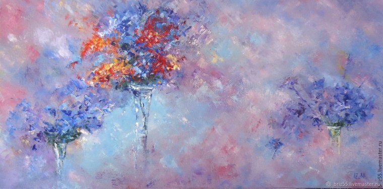 Фон маслом на холсте