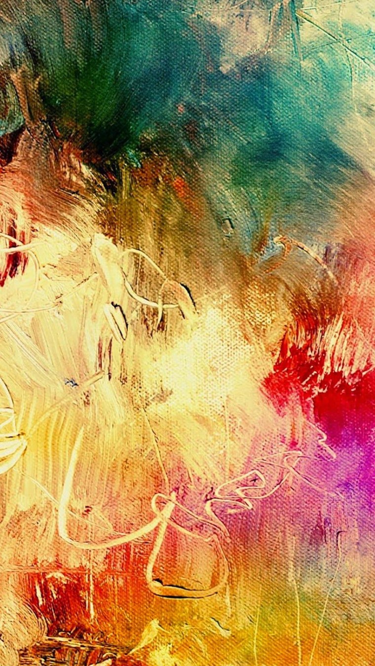 Абстракция в теплых тонах