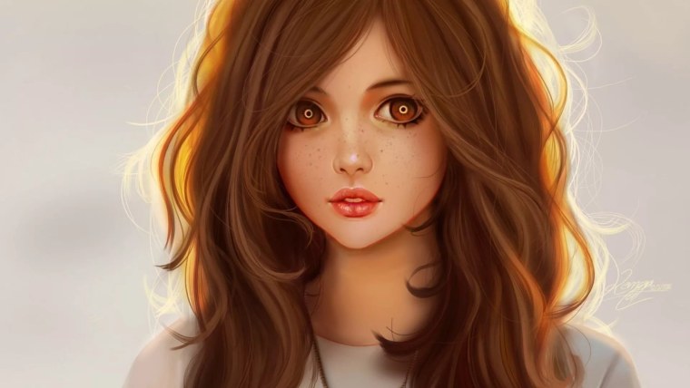 Красивые девушки мультяшки