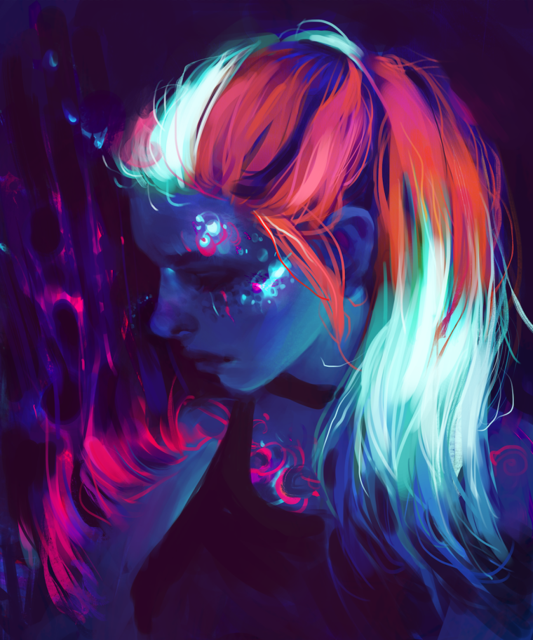 Харли Квинн с жвачкой