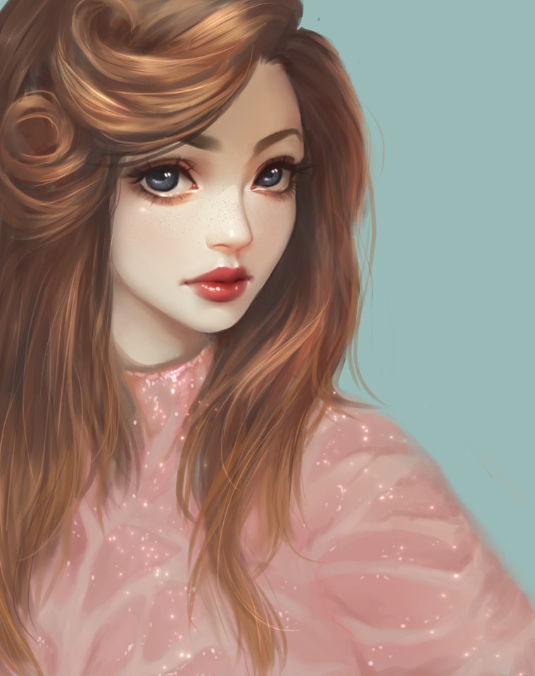 Девушка в наушниках