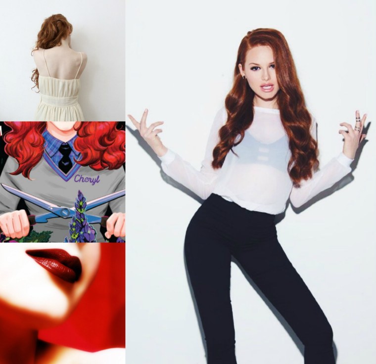 Шерил блоссом в платье