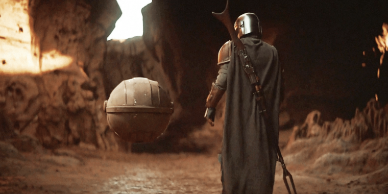 Мандалорец и малыш йода