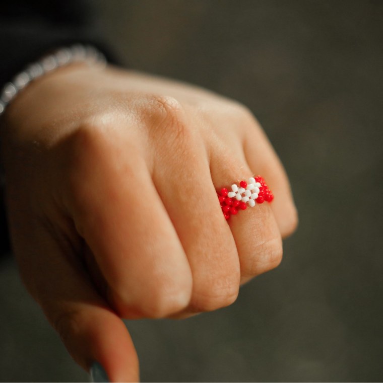 Колечки из бисера