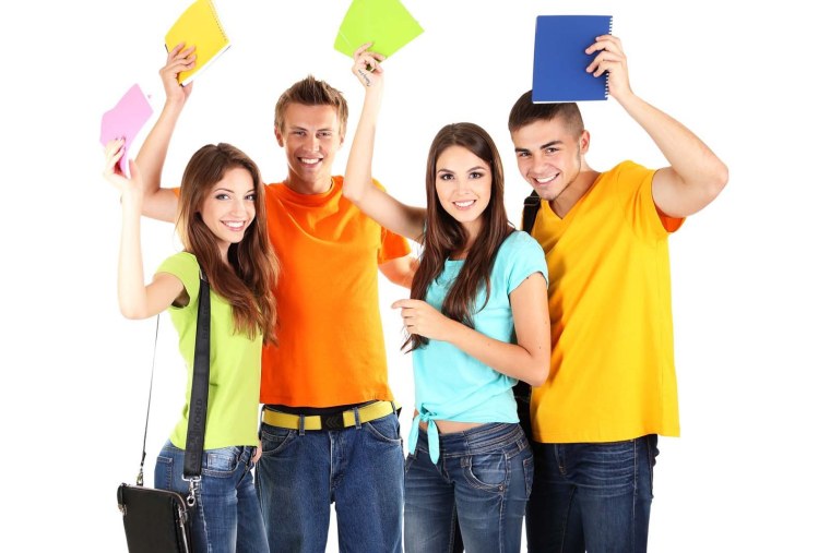 Растровый клипарт студенты