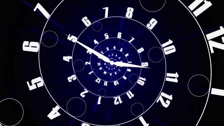 After Effects часы спиральные