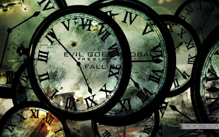 Обои с часами