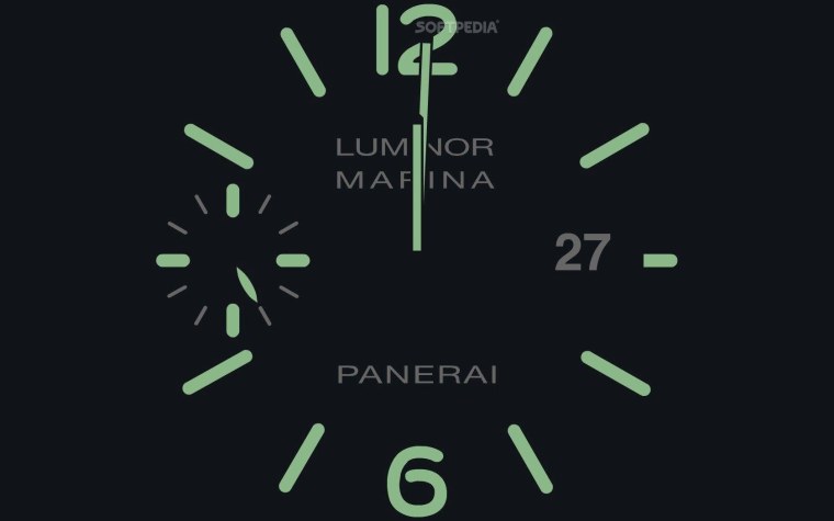 Цифровые часы на экран телефона