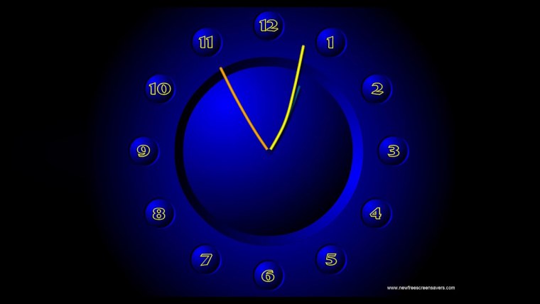 Виджет аналоговые часы