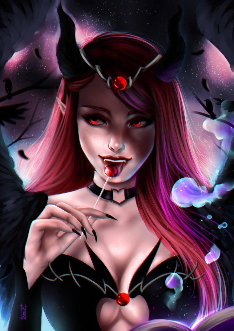 Красная девочка дьявол