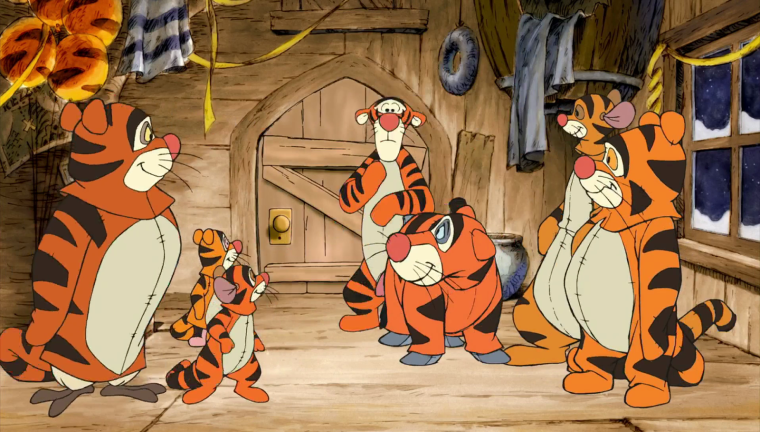 Винни пух семья Тигрули