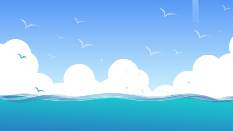 Небо дорога море для детей