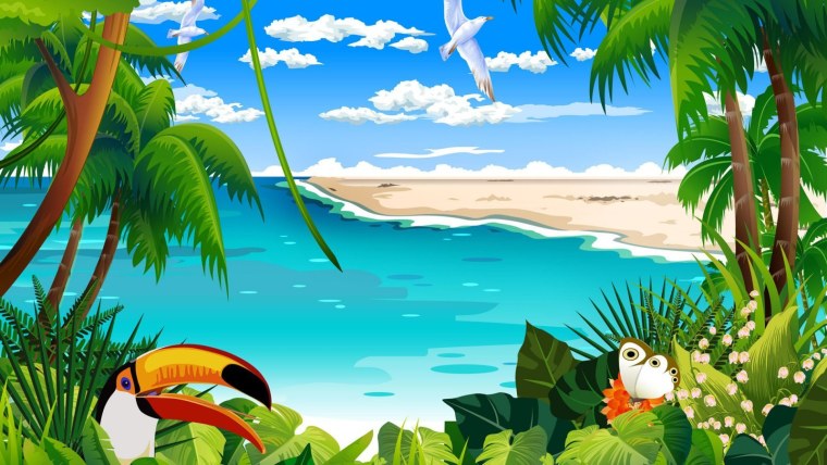 Детские морские фоны