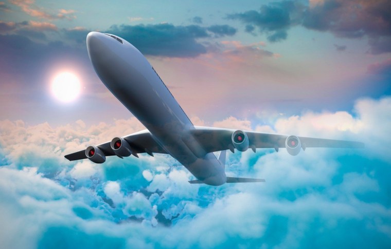 Самолет взлетает