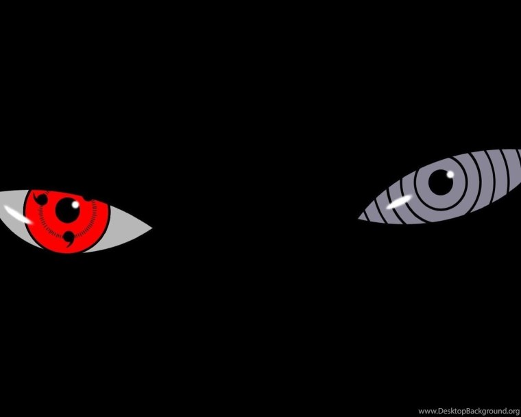Глаза Наруто Шаринган и Риннеган