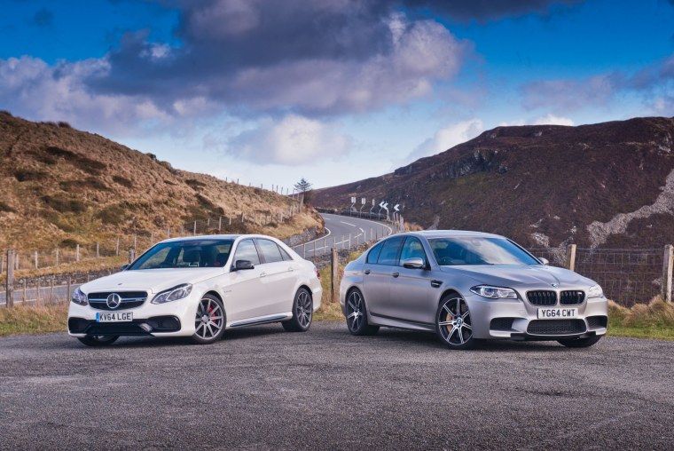 BMW m5 vs Mercedes e63