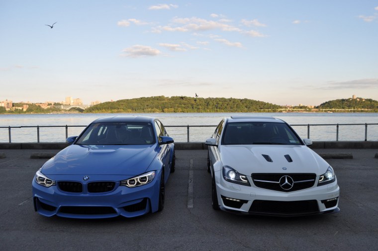 BMW m3 vs Mercedes c 360