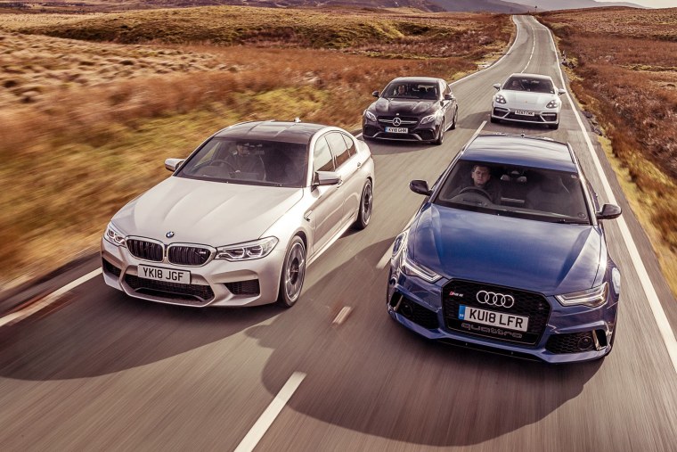 BMW m5 vs Mercedes e63