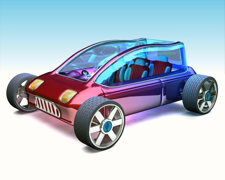 Картинка машины на Красном фоне