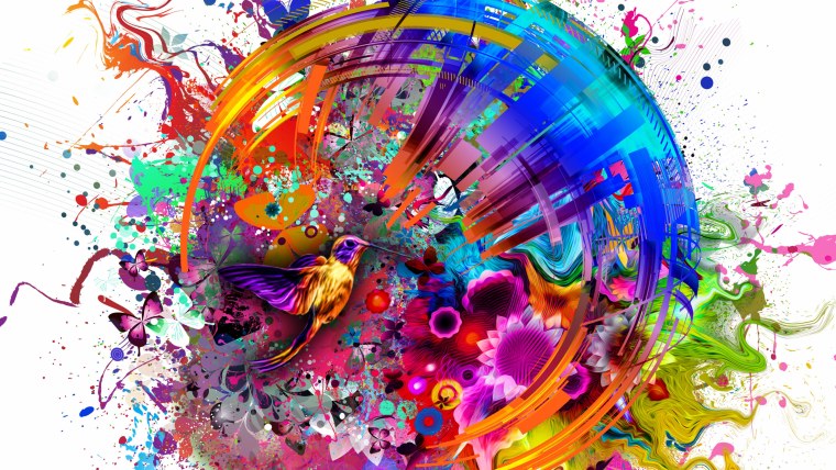 Цветная абстракция