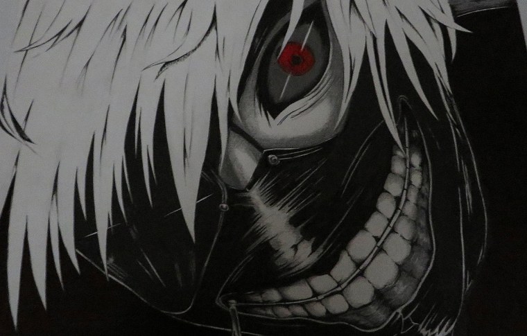 Токийский гуль смерть Канеки Манга