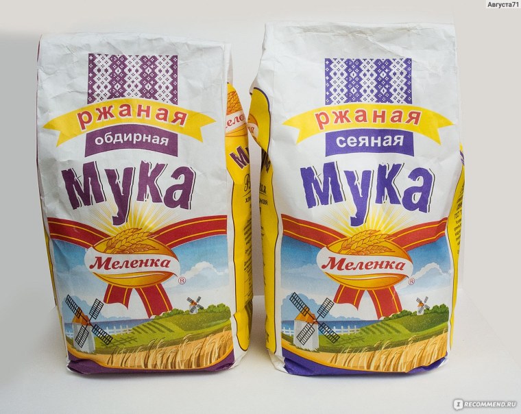 Мука в упаковке