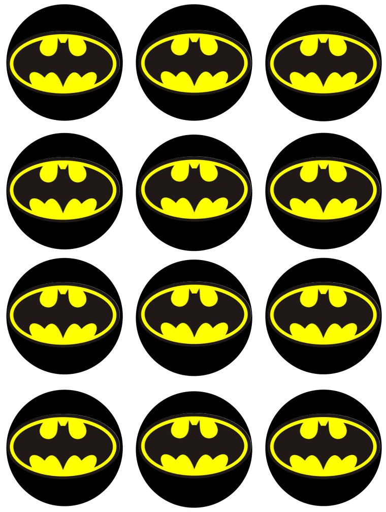 Топперы Бэтмен для печати