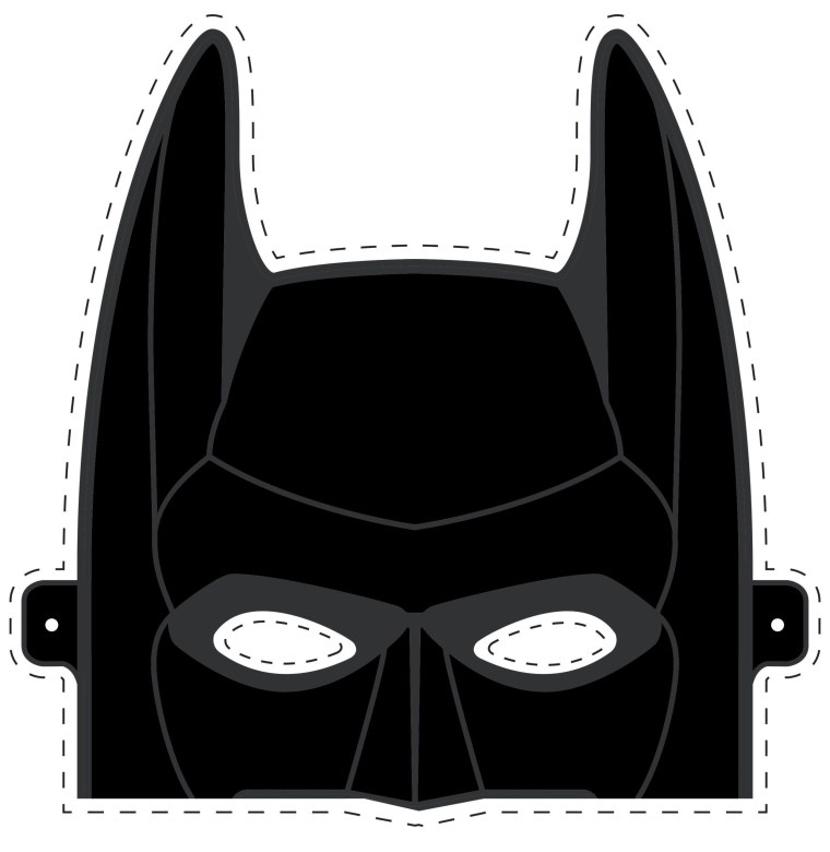 Маска Бэтмена макет