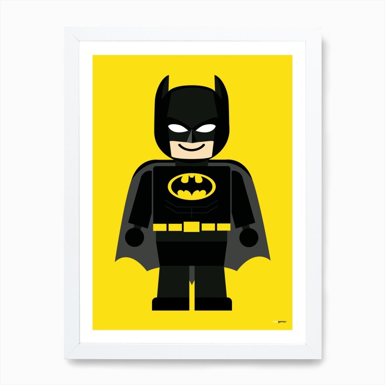 Цифра 5 Бэтмен для печати