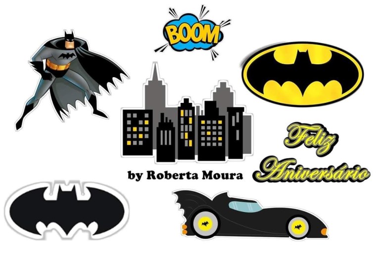 Лего Бэтмен город вафельная печать