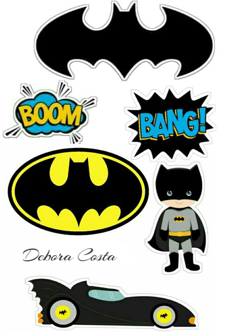 Топперы Бэтмен для печати