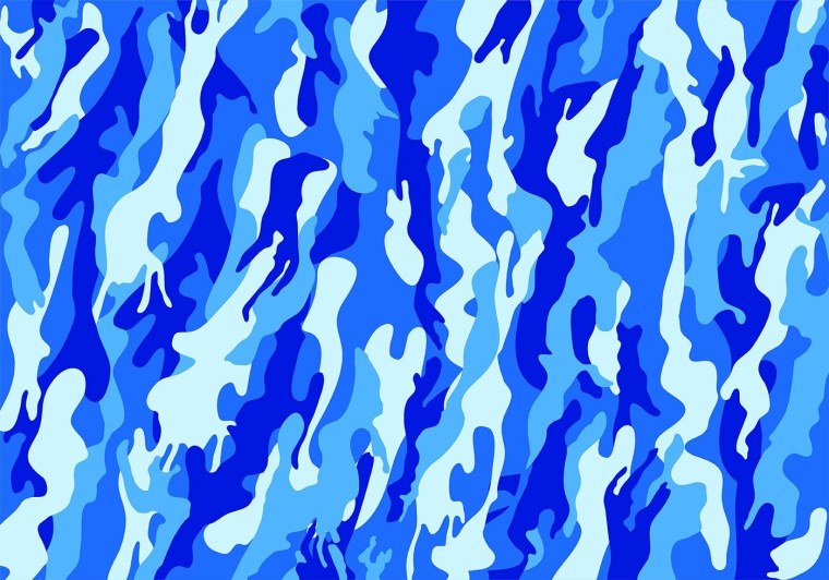 Сине голубой камуфляж