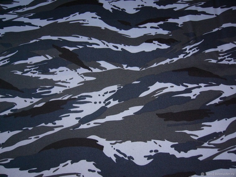 Военный камуфляж синий