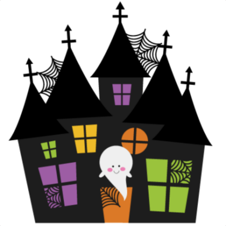 Дом Хэллоуин мультяшный