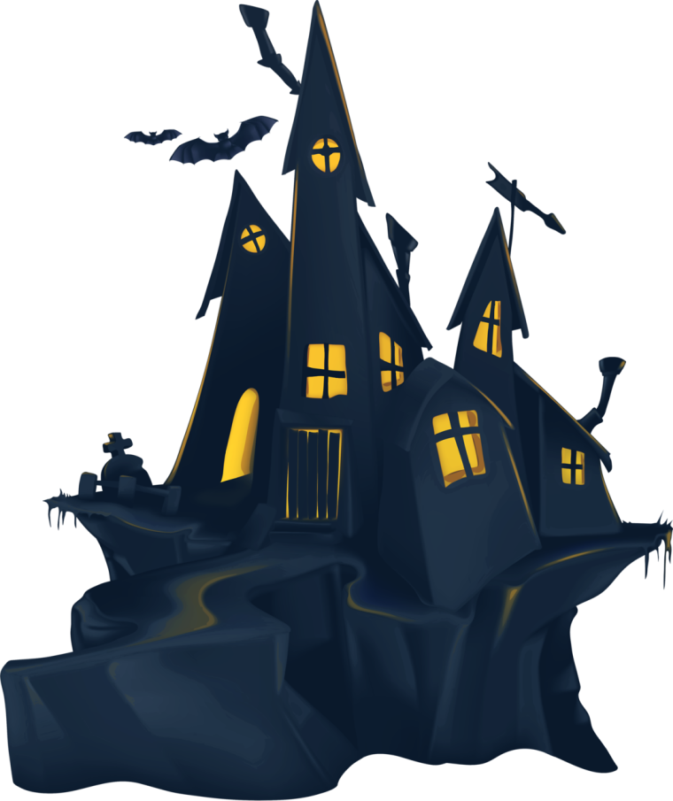 Внутри дома с привидениями