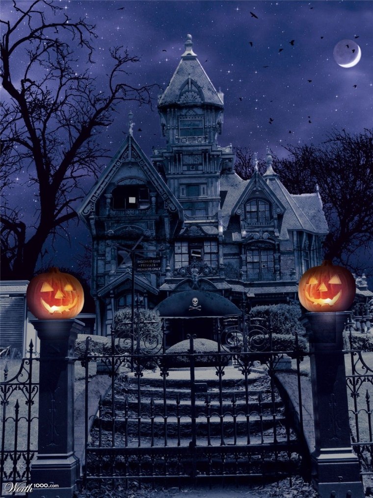 Дом с привидениями внутри