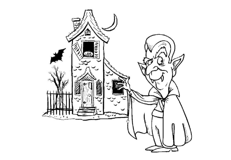 Хэллоуин на белом фоне